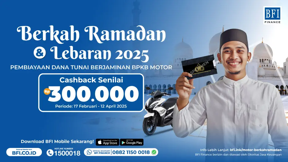 Promo Cashback Ramadan 2025 - Pembiayaan Jaminan BPKB Motor